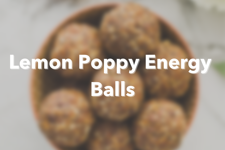 No Bake Lemon Poppyseed Energy Balls! – Nutrition For Longevity Meal Delivery