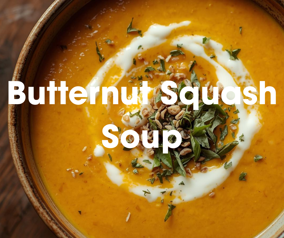 Butternut Squash Soup – Nutrition For Longevity Meal Delivery