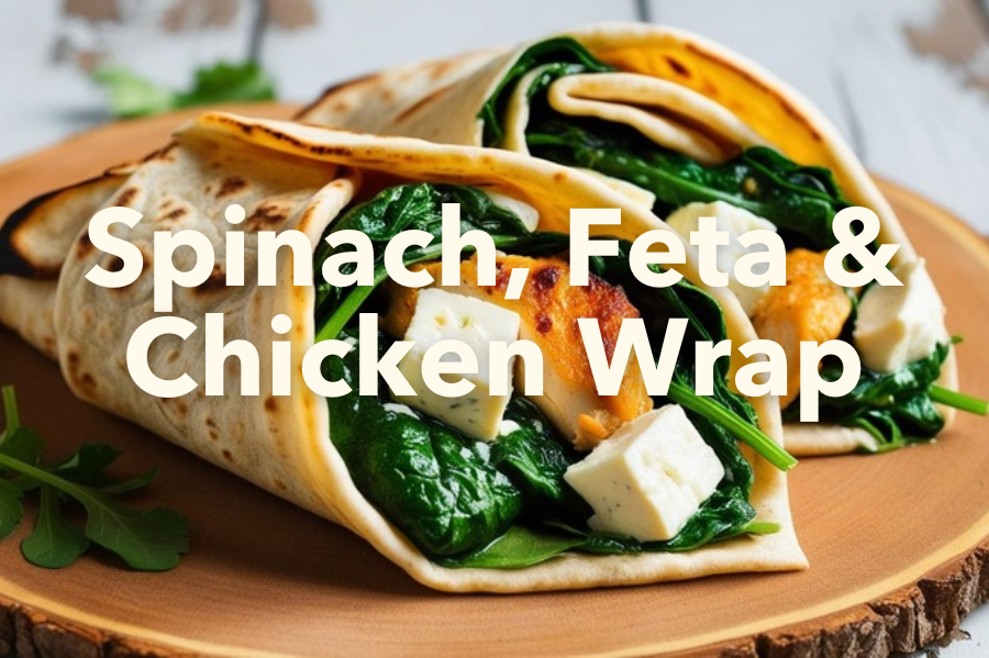 Spinach, Feta &amp; Chicken Wrap
&ndash; Nutrition For Longevity Meal Delivery