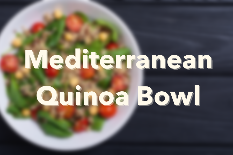 Mediterranean Quinoa Bowl – Nutrition For Longevity Meal Delivery
