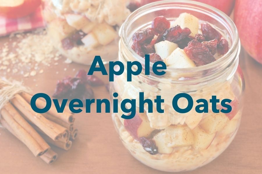 Apple Overnight Oats – Nutrition For Longevity Meal Delivery