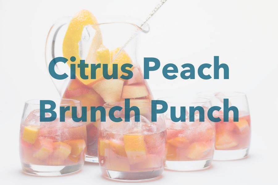 Citrus Peach Brunch Punch – Nutrition For Longevity Meal Delivery