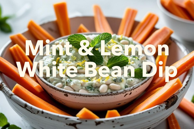 Mint & Lemon White Bean Dip