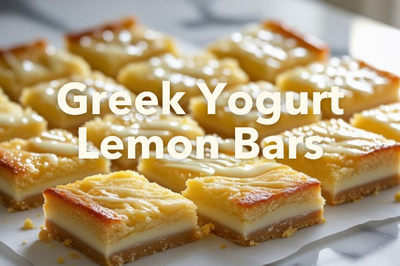 Greek Yogurt Lemon Bars