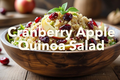 Cranberry Apple Quinoa Salad