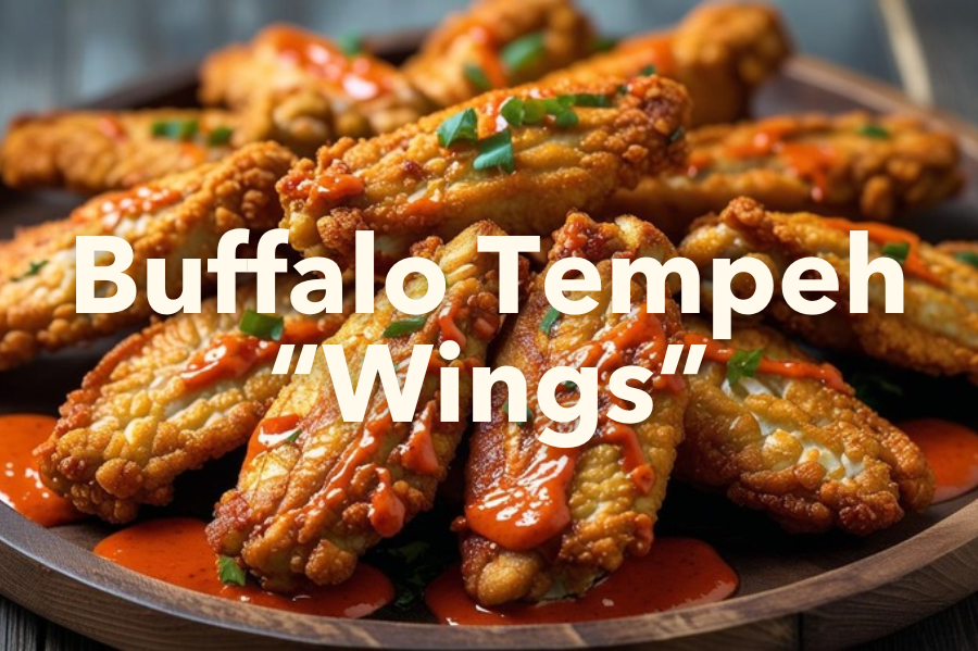 Buffalo Tempeh "Wing"