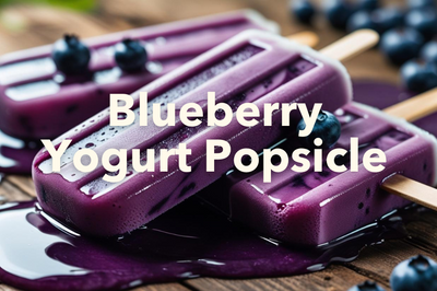 Blueberry Yogurt Popsicles