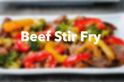 Beef Stir Fry