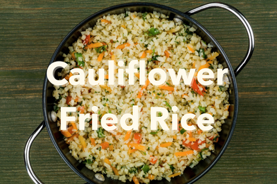 15 Minute Cauliflower Fried Rice