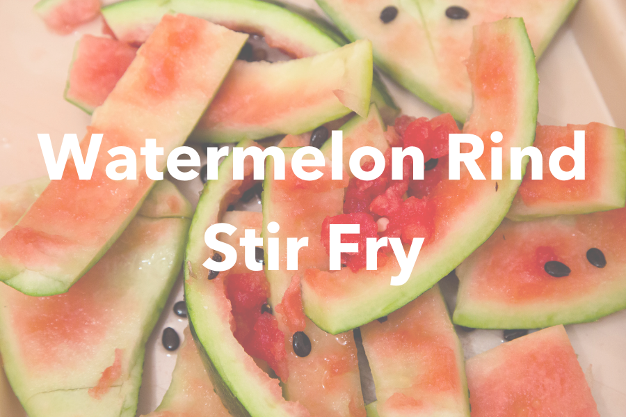 Watermelon Rind Stir Fry