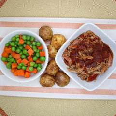 Low Carb - BBQ Pork with Roasted Potatoes