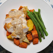 Low Carb - Maple Dijon Chicken with Roasted Potatoes