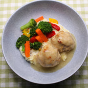 Low Carb - Meatballs, Mashed Potatoes & Vegetables