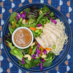 Low Carb - Thai Chopped Salad with Mediterranean Chicken