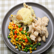 Chicken in Gravy with Mashed Potatoes