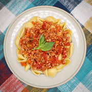 Veggie Bolognese with Shells